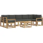 vidaXL Outdoor-Sofagarnitur 6 Stk.