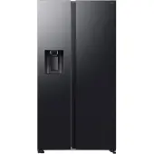 Samsung Series 7 RS70F Side-by-Side mit Metal Cooling und Festwasseranschluss, , Freistehend, Amerikanische Tür, Schwarz, 2 Tür(en), Premium Black Steel, 36/64