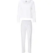 Lingadore Night Pyjama 8403 | Grösse: L | Farbe: Cremeweiß