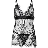 Lingadore Night Slipdress 519 | Grösse: XL | Farbe: Schwarz