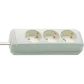 Brennenstuhl Eco-Line Steckdosenleiste 3-fach weiß 1,5m H05VV-F 3G1,5, 1158610015