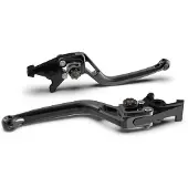 LSL Kupplungshebel BOW L13 mit ABE für Aprilia RSV Tuono R Mille ETV Capo Nord, Ducati Monster S2R S4 S S4R Dark i.e. 600 - 1200 ccm Bj. 1993 - 2016, Farbe Hebel:schwarz, Farbe Versteller:anthrazit