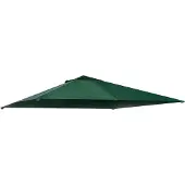 Outsunny Pavillondach, Ersatzdach für Pavillon, Pavillonabdeckung, Sonnenschutz Polyester, Grün, 3 x 3 m