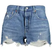 Levi's Damen Jeans 501 Original Short Oxnard Athens Mid - Blauw - Größe 25