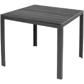 Linder Exclusiv GmbH LEX Milano Gartentisch 90 x 90 x 74 cm, quadratisch