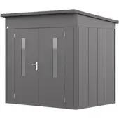 PRIMEYARD 180 x 122 cm Gerätehaus, anthrazit - (GFPV00908)