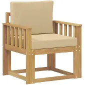 vidaXL 2 Stück Outdoor-Sofagarnitur Polyester Weiß und Beige