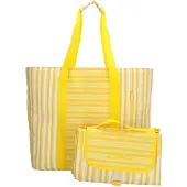 Zebra trends Sally Deluxe Strandtasche - mit Kühlfach - gelb