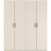 Masseno Drehtürenschrank LOKIRN 179/210/58,1cm 4-türig Sandbeige
