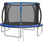 TecTake Trampolin Jumpy Ø 305 cm, GS- mit Sicherheitsnetz