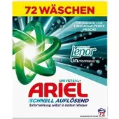 Ariel Pulverwaschmittel »UNIVERSAL+ Lenor« 72 WL grau