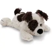 Nici Kuscheltier Hund liegend 20 cm weiß/braun Plüschhund