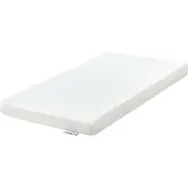 Beliani Schaumstoffmatratze Weiß 70x130 cm Härtegrad Mittel Medium Abnehmbarer Bezug mit Reißverschluss Babymatratze Kleinkindmatratze