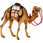 Markenlos Stehendes Kamel mit Gepäck, 12 cm Figur (Kunststoff)