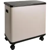 SVITA SR3X18 54L Sensor-Mülleimer 3 Fächer Mülltrennsystem Abfalleimer Stahl Taupe