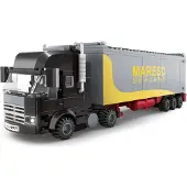 Wange Bausatz LKW mit Containeranhänger, kompatibel mit 352 Teilen