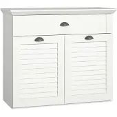 Forte Sideboard Kommode MARIDA 2-trg. 1 Schublade Optik: Weiß matt von