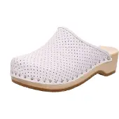 Berkemann Standard-Toeffler Clogs Robuste Holz-Clogs mit genagelten Schäften, Perforiertes Leder für hohe Atmungsaktivität, Schockabsorbierende Sohle für optimale Dämpfung