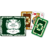 Piatnik 2432 - Bridge Poker Whist 2 x 55 Karten, grün
