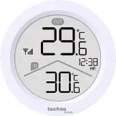 Technoline WS 9168 Temperatur- & Feuchtigkeitssensor Drinnen/Draußen Temperatursensor Freistehend