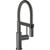 Villeroy & Boch V&B Spültisch-Einhebelmischer Steel Expert Compact Umstellung Strahl/Brause, Anthracite