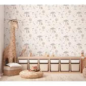 A.S. Création Tapete Safari in Beige | Gr.: onesize