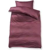 Doris Meyer Uni Interlock Jersey Bettwäsche 155x200 cm + 80x80 cm | bordeaux - rot