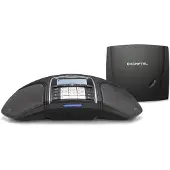 Konftel 300Wx, Analoges/IP-Konferenztelefon, Mittlerer Raum, 30 m², Tasten, Schwarz, LCD