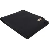 Eskimo Edelvelours Decke 100x150 cm | schwarz - schwarz