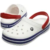 Crocs Crocband, Männlich, Erwachsener, Blau, Rot, Weiß, Einfarbig, 36 - 37, Geschlossene Sandalen