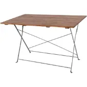 Linder Exclusiv GmbH Biergarten Tisch Gartentisch Klapptisch 120 x 60 cm Akazie