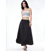 Busem Hohe Taille Midi A-Linien Rock