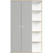 Masseno Drehtürenschrank AMARIS 120/196,5/60cm 3-türig Weiß