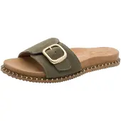 Tamaris Comfort Damen Mule Flat MultiAdjustable SAGE Suede 38