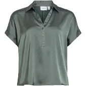 Vila Enna Ravenna Top Kurzarm-bluse