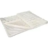Eskimo Webpelz Wohndecke Cloud 150x200 cm | creme - weiß