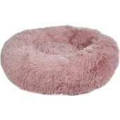 HKM Hundebett Fluffy Hundekissen Hellrosa 80 cm x 25 cm