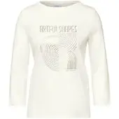 Cecil Langarmshirt in vanilla white | Gr.: XL
