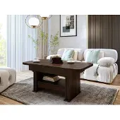 Designimpex Design Couchtisch DA-555 höhenverstellbar ausziehbar 120 bis 200 cm Schublade Esstisch Wohnzimmer abgerundete Ecken