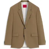 HUGO Modern-Fit Sakko aus Performance-Stretch-Twill Grösse 56