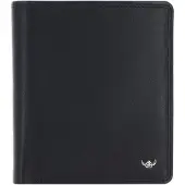 Golden Head Leder Geldbörse Polo RFID Protect Kombischeintasche 1249 Black schwarz