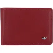 Golden Head Leder Geldbörse Polo RFID Protect Minischeintasche 1196 Rot dunkelrot