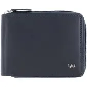 Golden Head Leder Geldbörse Polo RFID Protect RV-Scheintasche 1367 Marineblau dunkelblau
