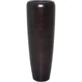 VIVANNO Bodenvase Cavita 34 cm x 34 cm x 97 cm Spiralbraun