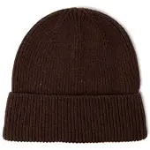 Nils Sundström Mütze Solid in mocca - 0002 | Gr.: onesize