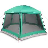 vidaXL Poolzelt mit abnehmbarem Überzelt Netzwänden Meergrün 512x458cm