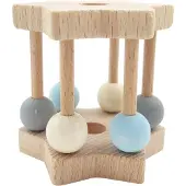Hess Holzspielzeug Sternrassel in Natur/Blau | Gr.: onesize