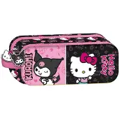 Manenti Kuromi & Hello Kitty Mäppchen Rosa Rosa One Size