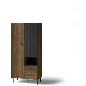 Masseno Drehtürenschrank KREON 88,2/190,7/55cm 2-türig Braun