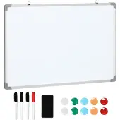 EStore Whiteboard Staffelei Wandmontage 90L x 1,8B x 60H cm